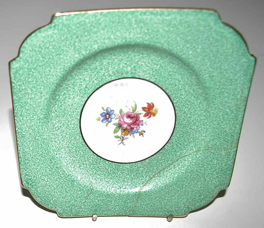 AYN259 Square Dessert Plate by John  Aynsley & Sons-1