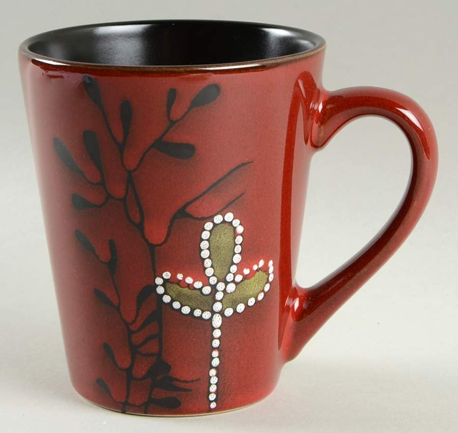 Elise Red Mug by American Atelier-1