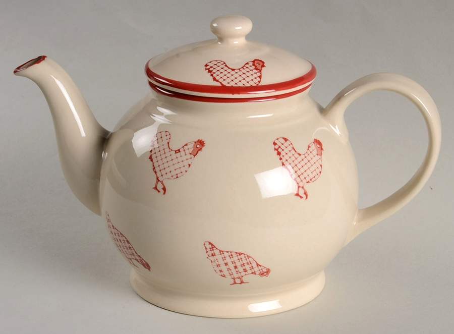 Barnyard Tea/Coffee Pot & Lid by 100 Essentials-1