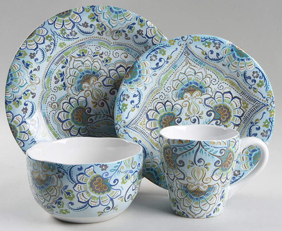 Aisha 4 Piece Place Setting by 222 Fifth (PTS)-1