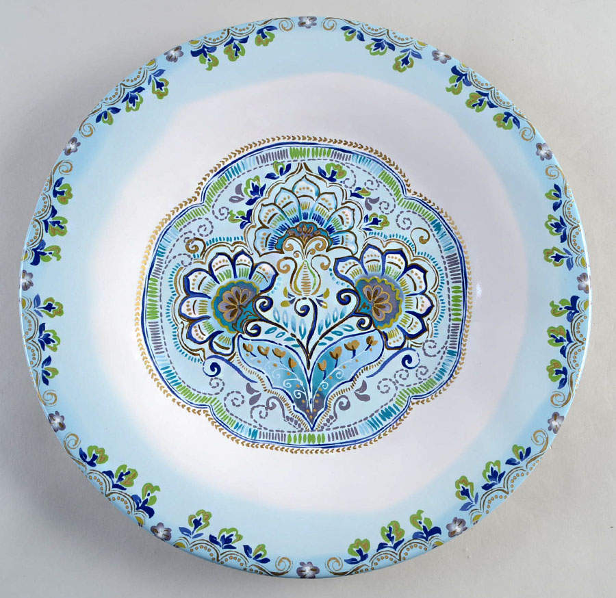 Aisha 12" Chop Plate (Round Platter) by 222 Fifth (PTS)-1