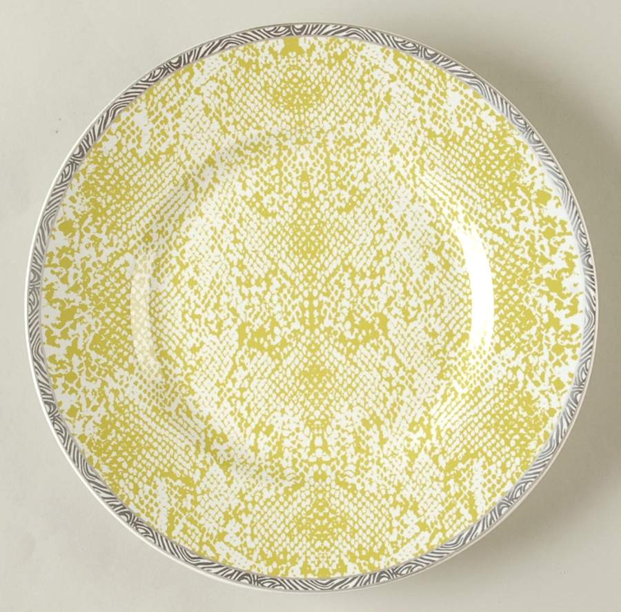 Python Lime Green Salad Plate by 222 Fifth (PTS)-1