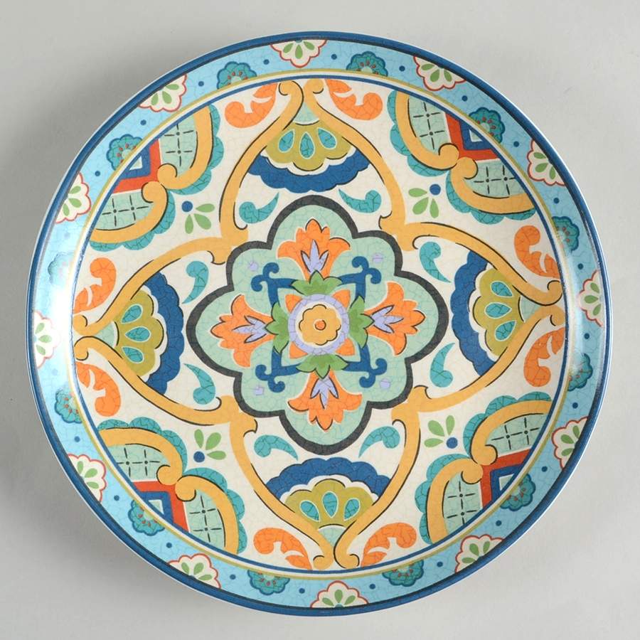 La Fuente Blue Salad Plate by 222 Fifth (PTS)-1