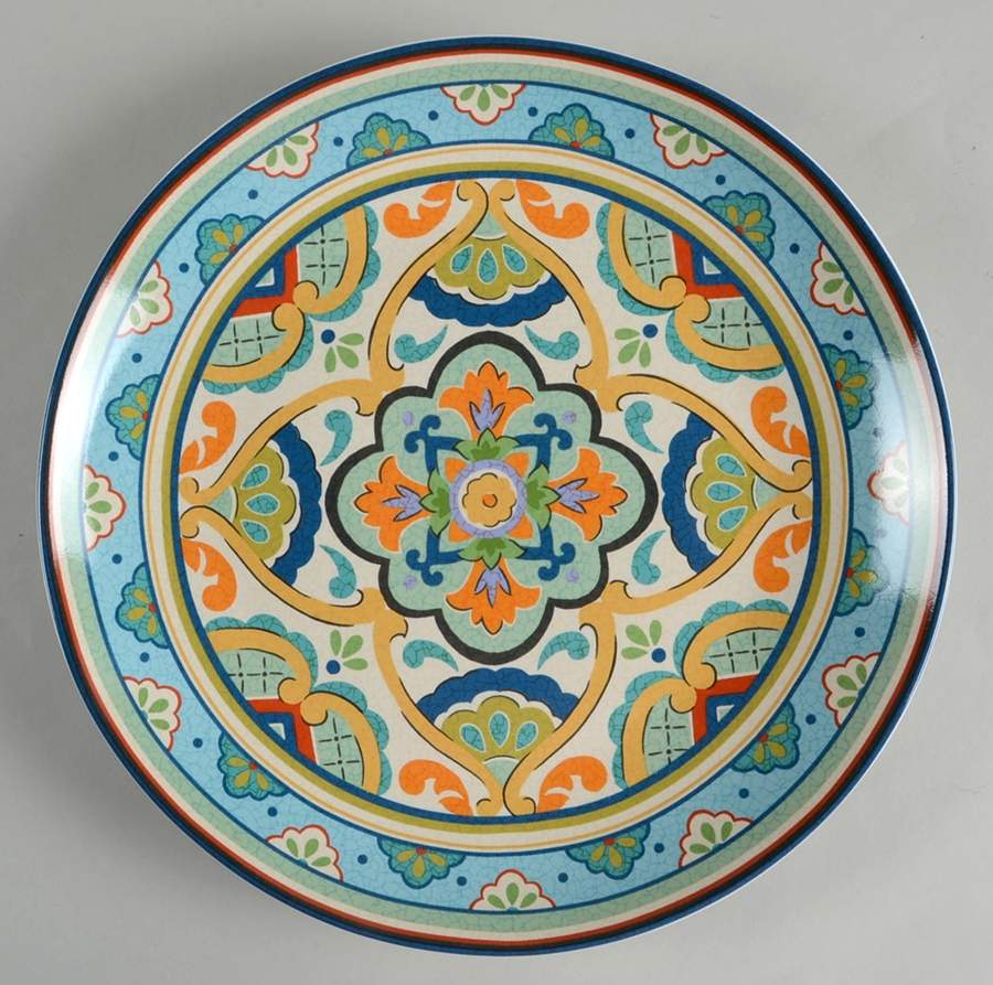 La Fuente Blue Dinner Plate by 222 Fifth (PTS)-1