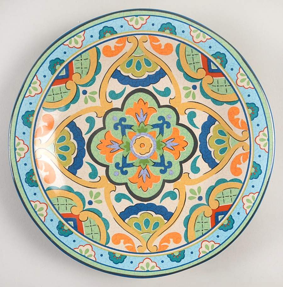 La Fuente Blue Salad Plate by 222 Fifth (PTS)-1