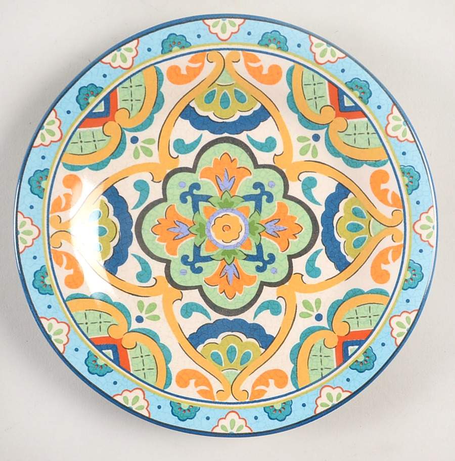 La Fuente Blue Appetizer Plate by 222 Fifth (PTS)-1