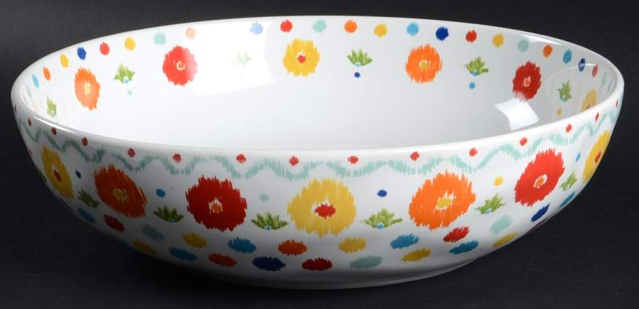 Hanna 11" Round Serving Bowl by 222 Fifth (PTS)-1