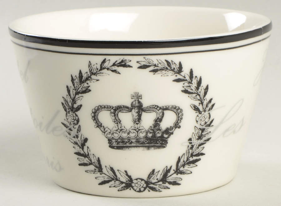 Les Etoiles Crown Individual Appetizer Bowl by 222 Fifth (PTS)-1