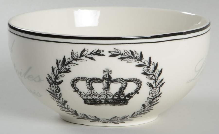Les Etoiles Crown Soup/Cereal Bowl by 222 Fifth (PTS)-1