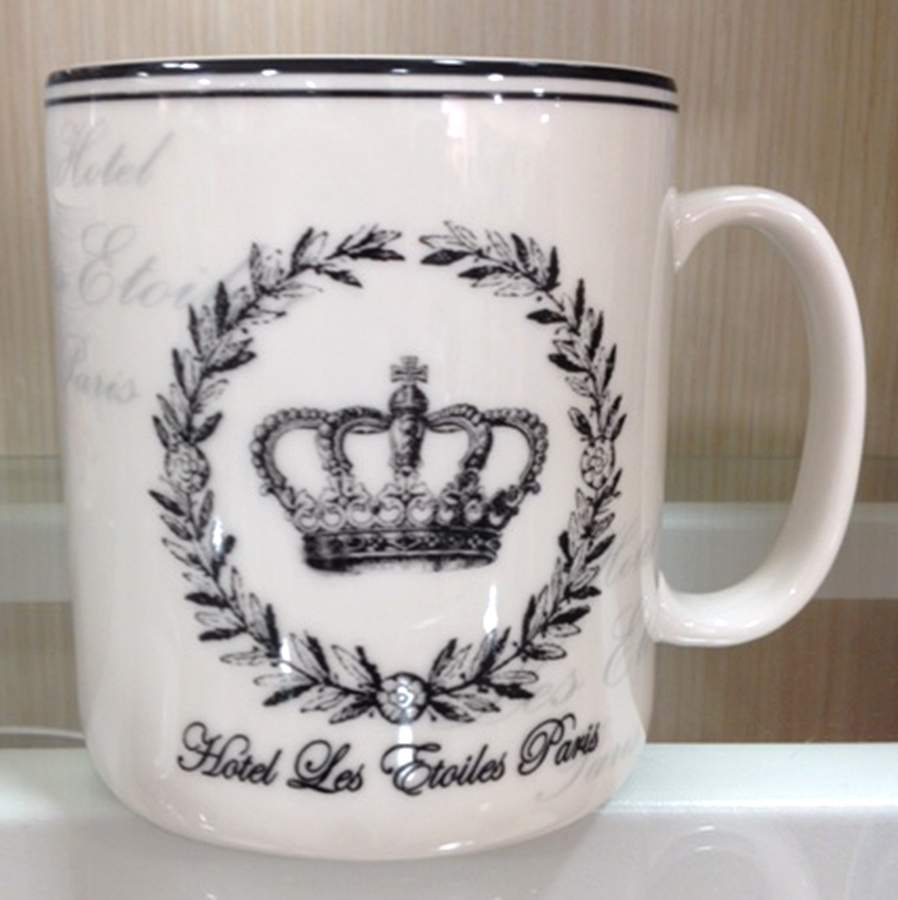 Les Etoiles Crown Jumbo Mug by 222 Fifth (PTS)-1