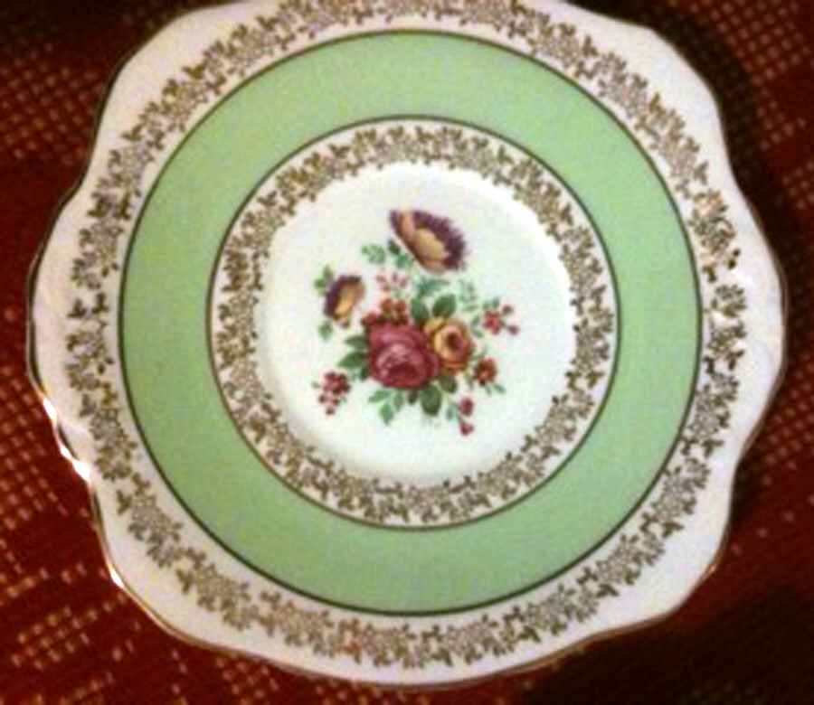 AYN263 Square Handled Cake Plate by John  Aynsley & Sons-1