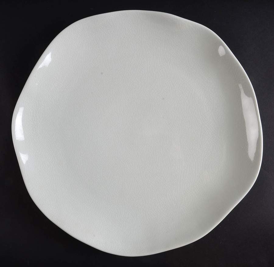 Pacific Collection Gray Service Plate (Charger) by Atticus-1