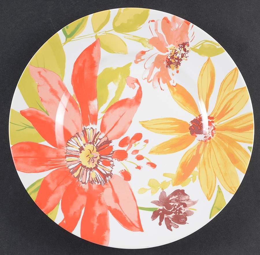 Summer Daisies Salad Plate by 222 Fifth (PTS)-1