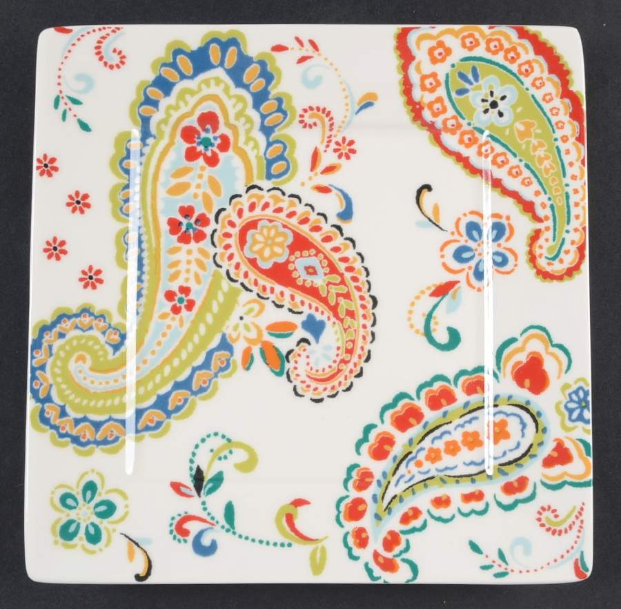 Aeneid Red Salad Plate by 222 Fifth (PTS)-1