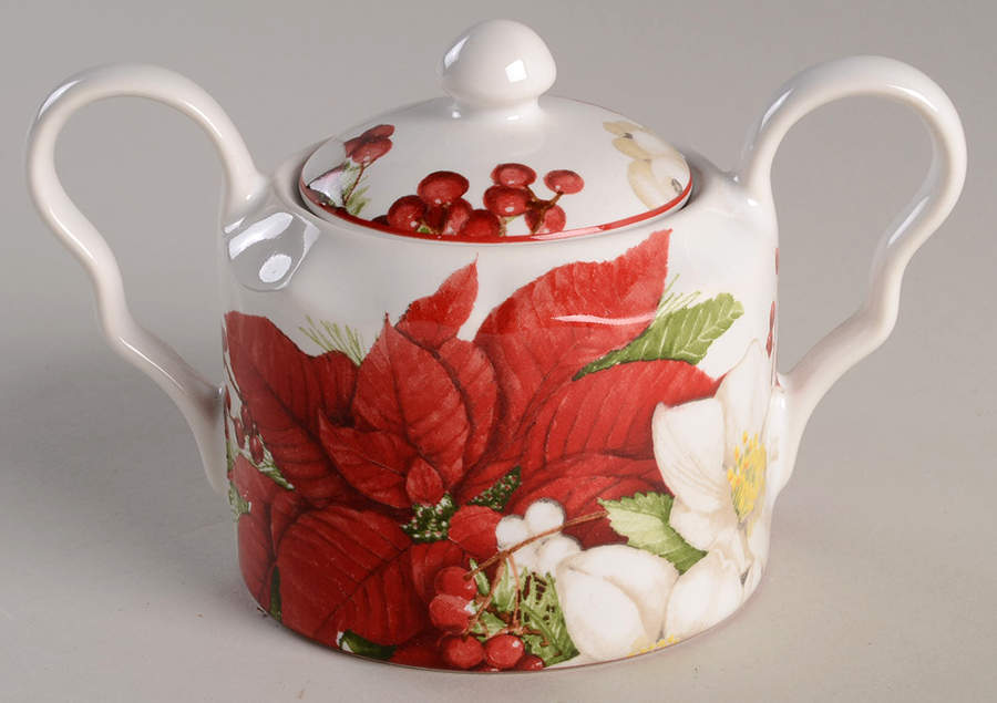 Winter Harmony Sugar Bowl & Lid by 222 Fifth (PTS)-1