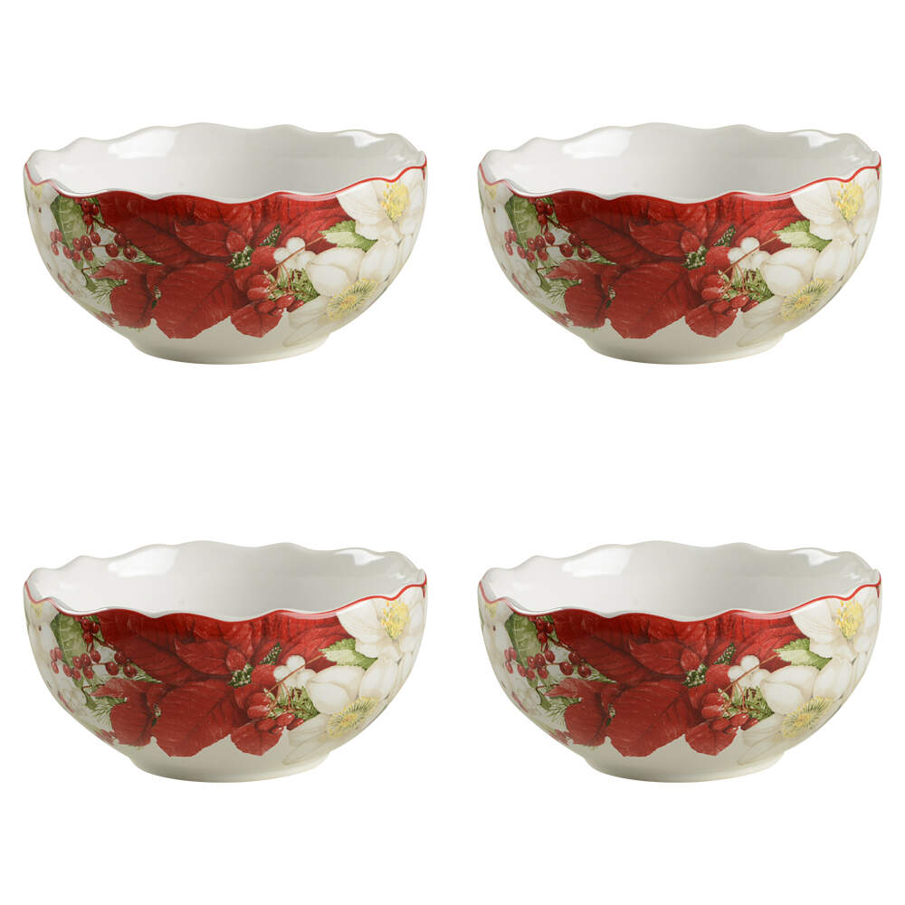 Winter Harmony Soup/Cereal Bowl - Set of 4 by 222 Fifth (PTS)-1