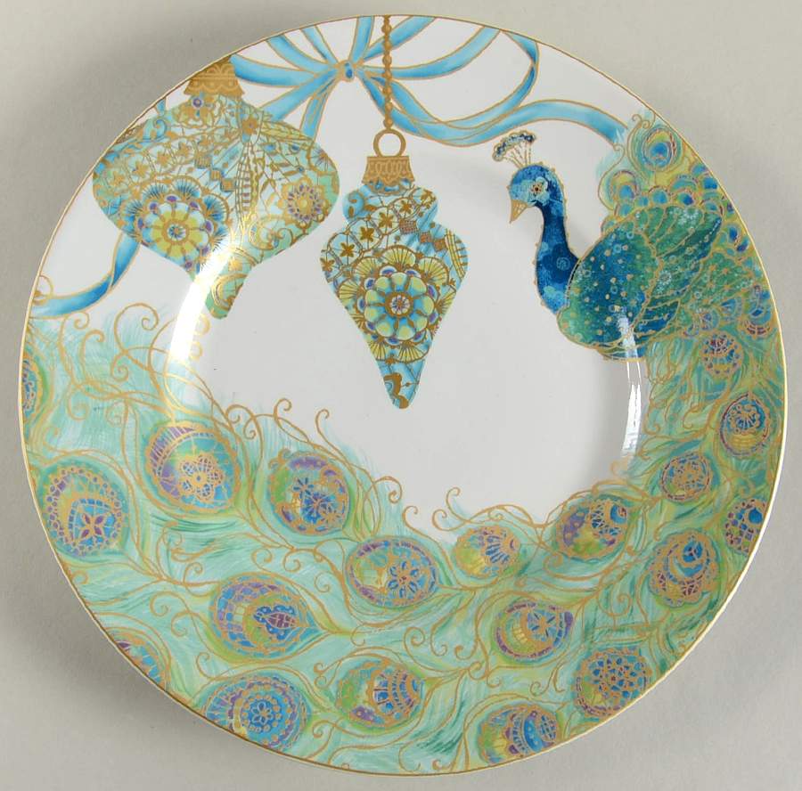 Lakshmi Holiday Salad Plate by 222 Fifth (PTS)-1