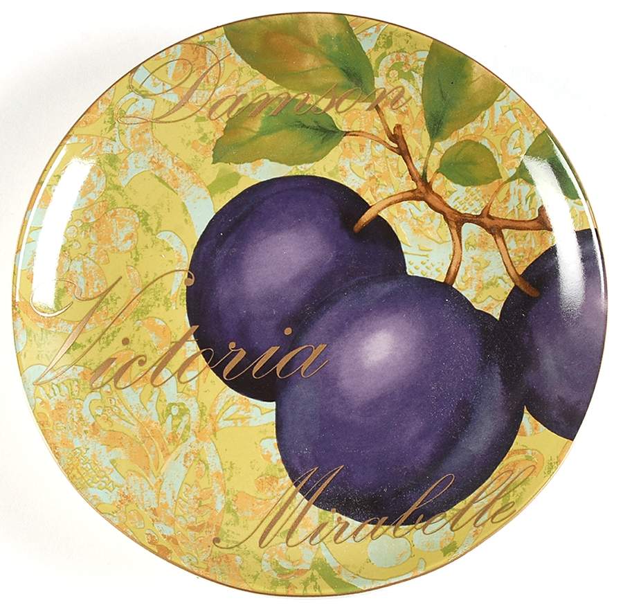 Fruit Renaissance Salad Plate by 222 Fifth (PTS)-1