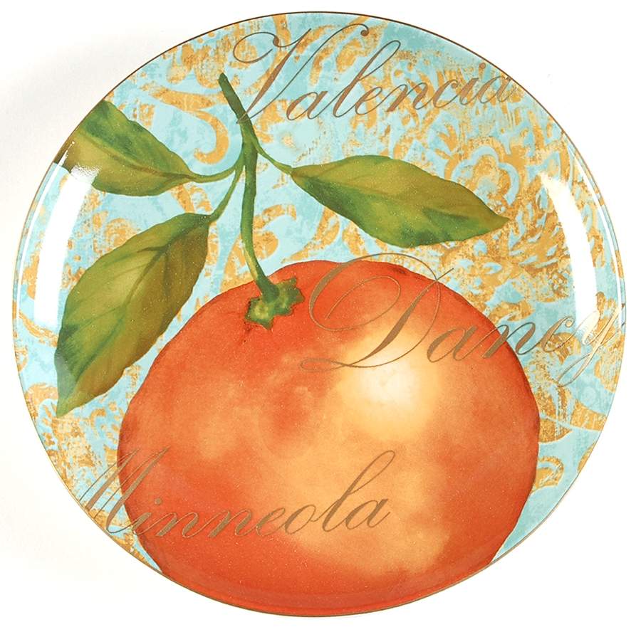 Fruit Renaissance Salad Plate by 222 Fifth (PTS)-1