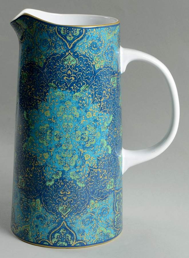 Eva Opulent Blue 64 Oz Pitcher by 222 Fifth (PTS)-1