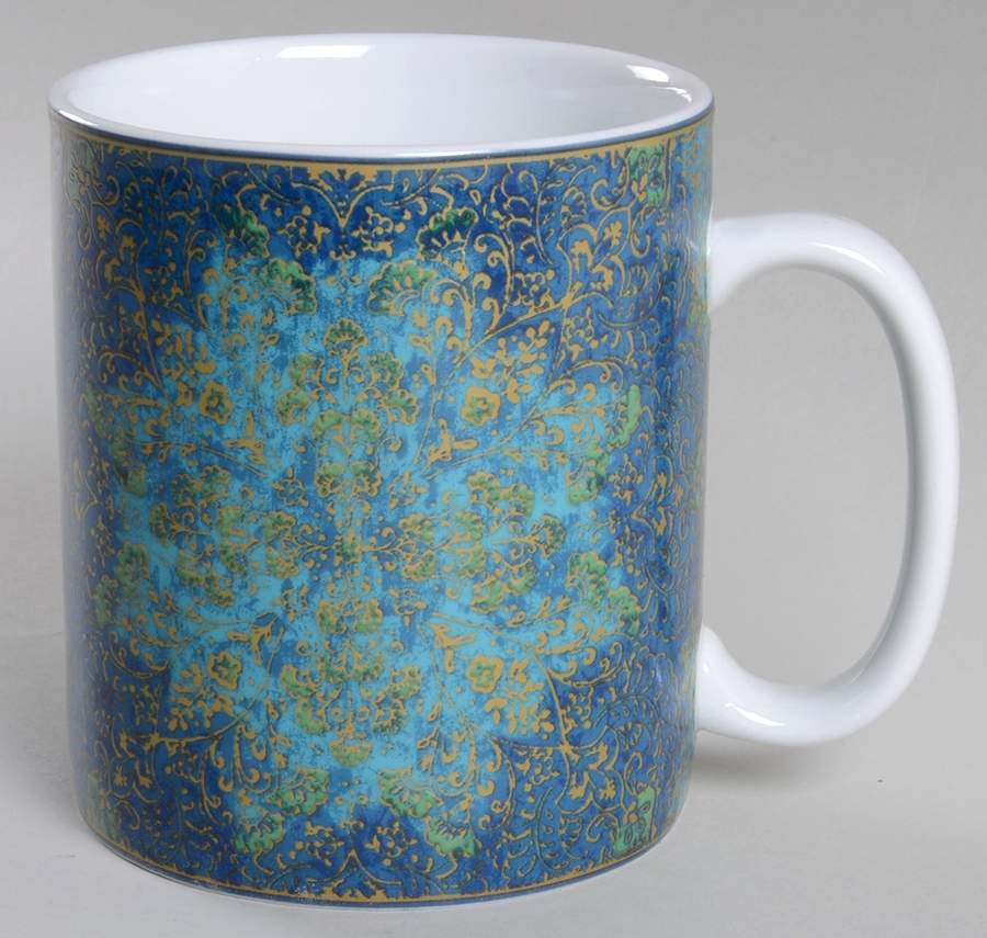 Eva Opulent Blue Jumbo Mug by 222 Fifth (PTS)-1