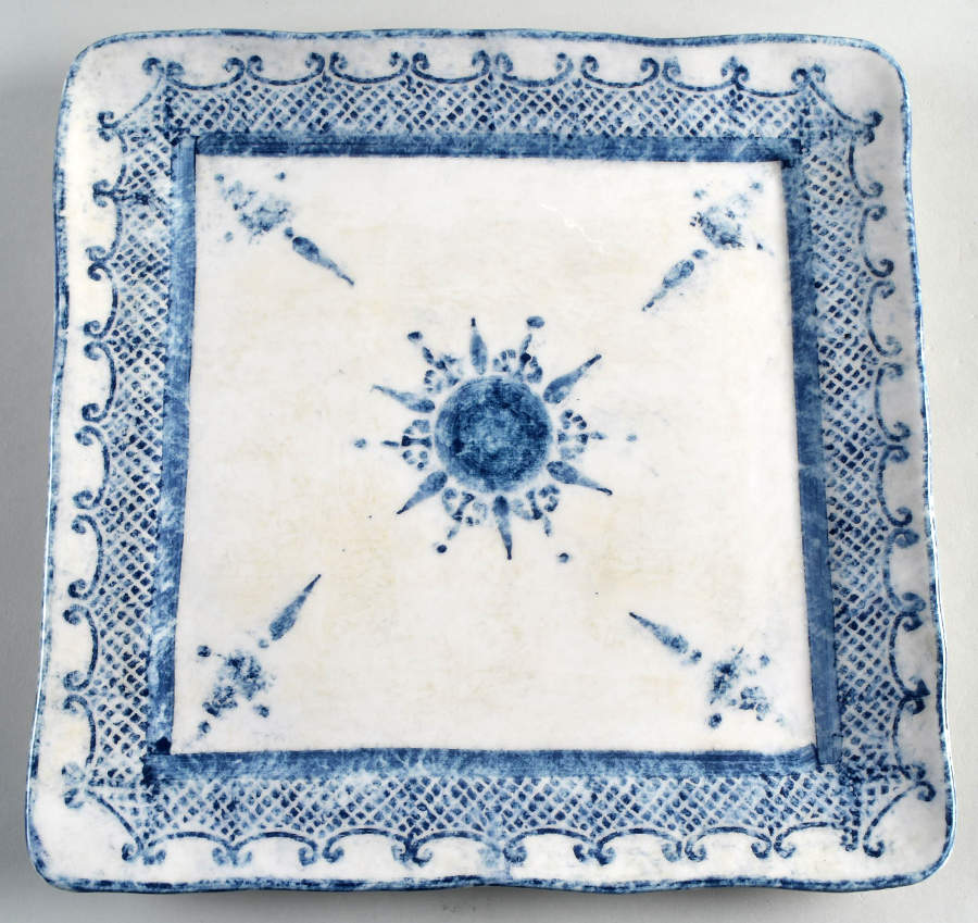 Burano 13" Square Serving Platter by Arte Italica-1