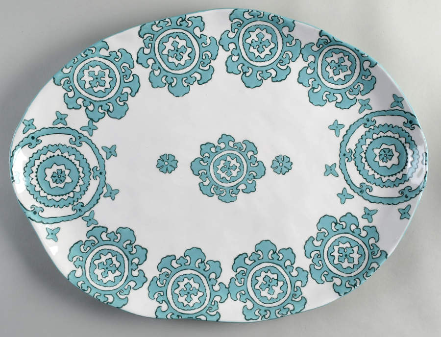Gloriosa 20" Oval Serving Platter by Anthropologie-1