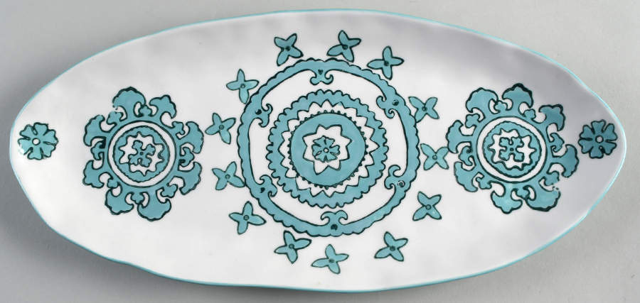 Gloriosa 16" Oval Serving Platter by Anthropologie-1