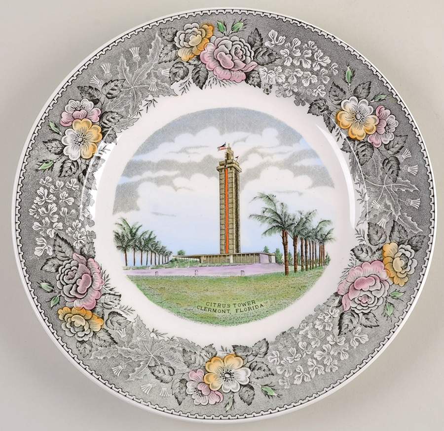 Citrus Tower Dinner Plate by Adams China-1