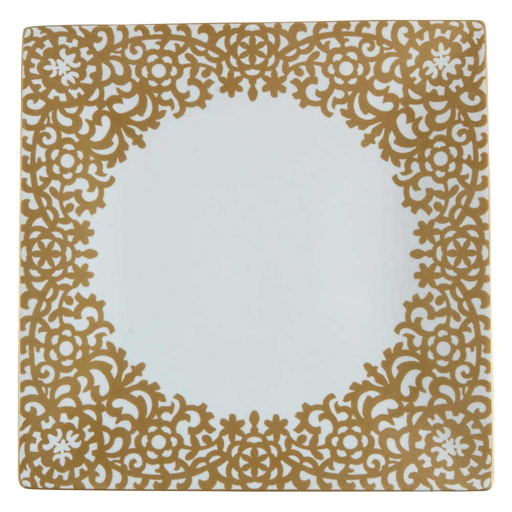 Casbah Gold Dinner Plate by 222 Fifth (PTS)-1