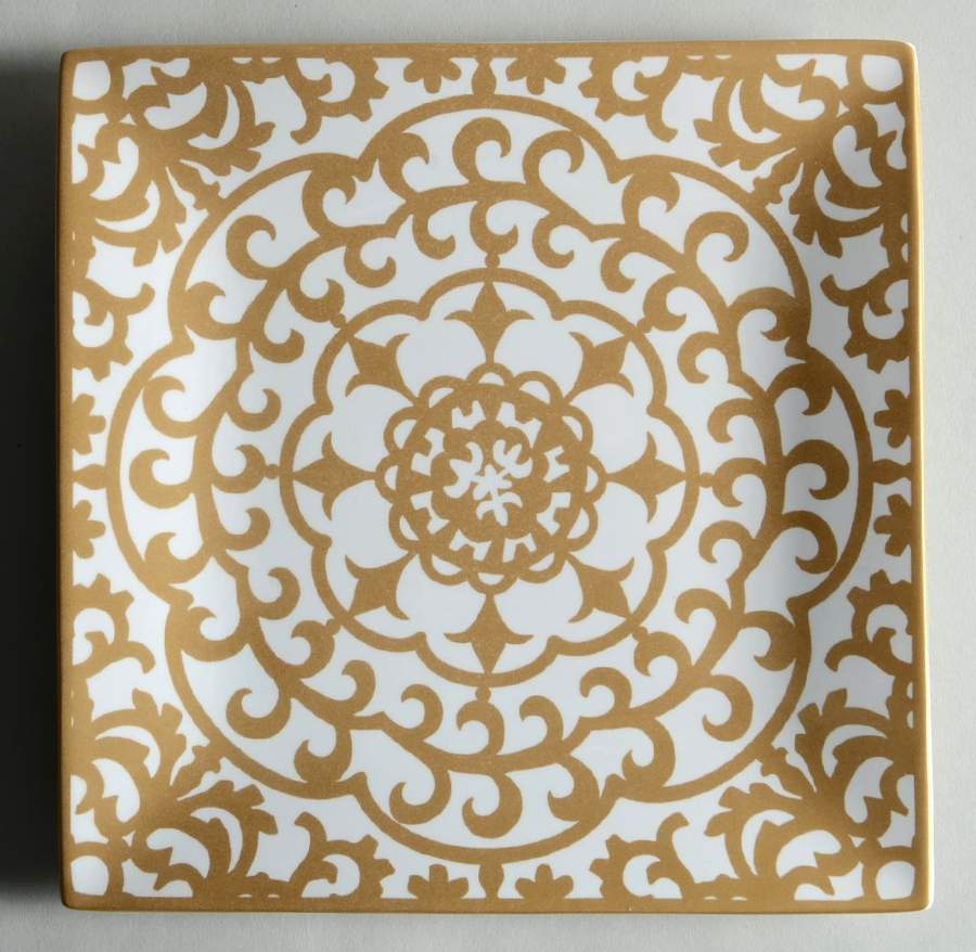 Casbah Gold Salad Plate by 222 Fifth (PTS)-1