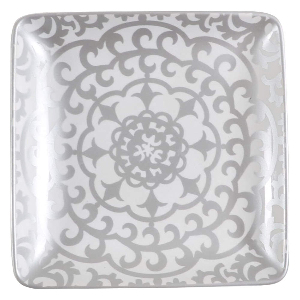 Casbah Silver Appetizer Plate by 222 Fifth (PTS)-1