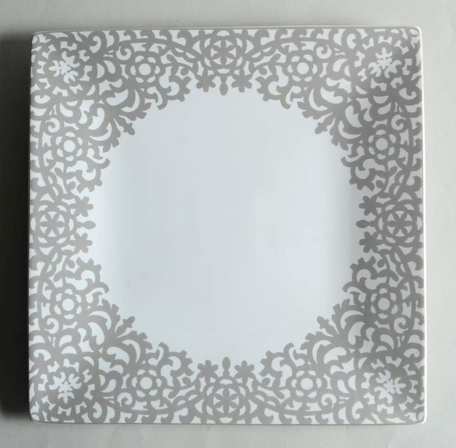 Casbah Silver Dinner Plate by 222 Fifth (PTS)-1