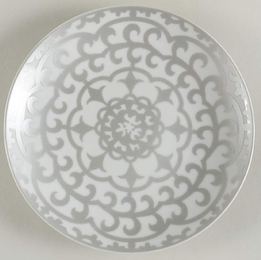 Casbah Silver Appetizer Plate by 222 Fifth (PTS)-1
