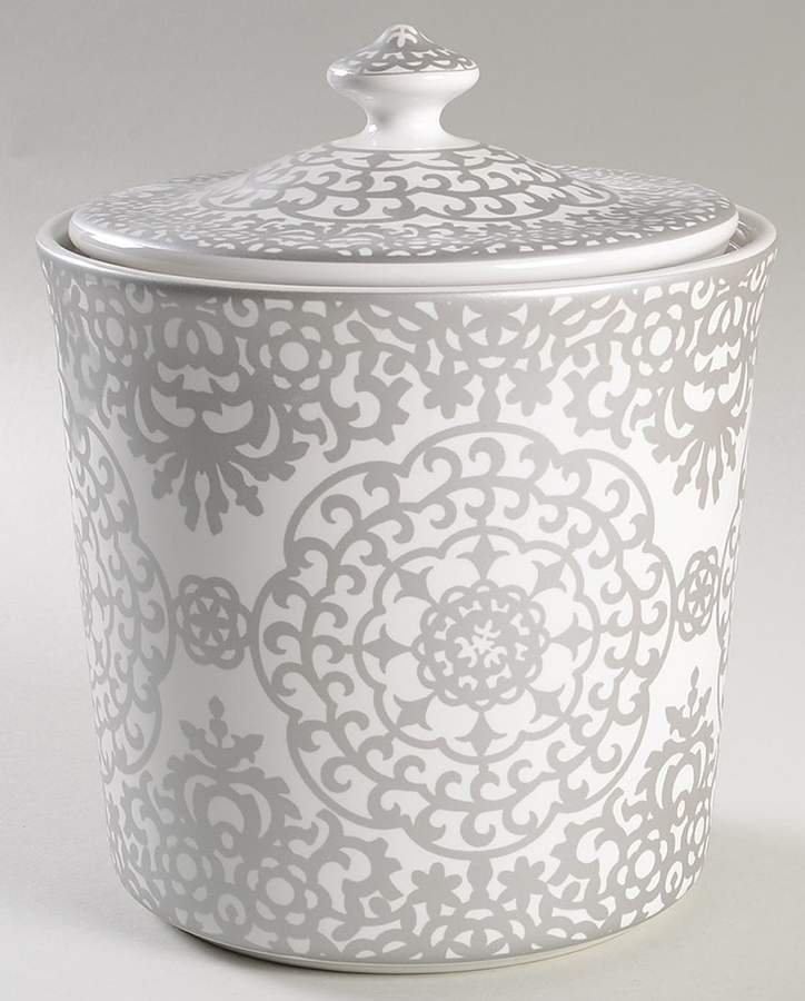 Casbah Silver Large Canister & Lid by 222 Fifth (PTS)-1