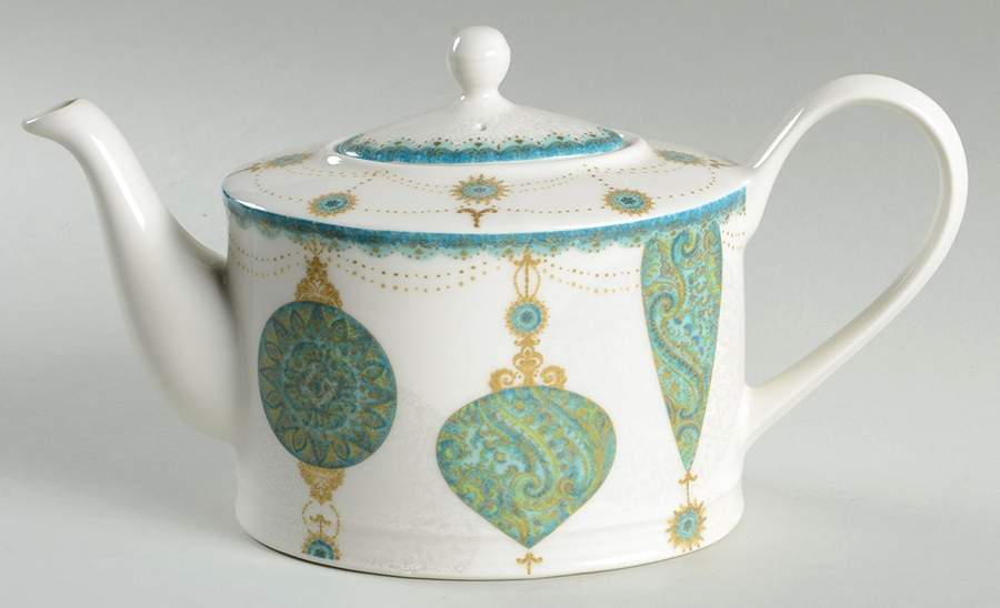 Constantina Turquoise Teapot & Lid by 222 Fifth (PTS)-1
