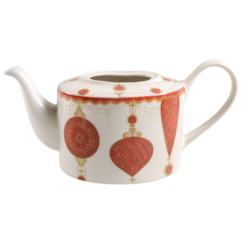Constantina Red Teapot No Lid by 222 Fifth (PTS)-1