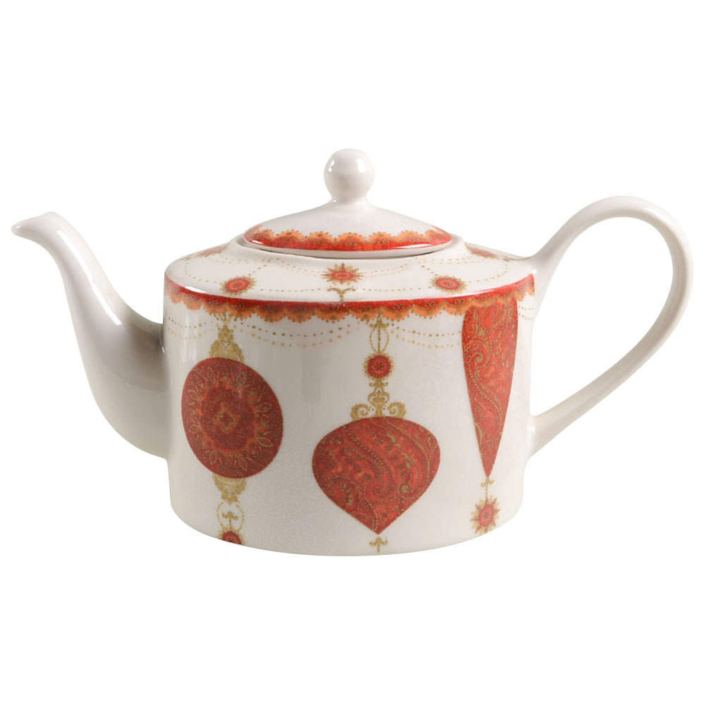 Constantina Red Teapot & Lid by 222 Fifth (PTS)-1
