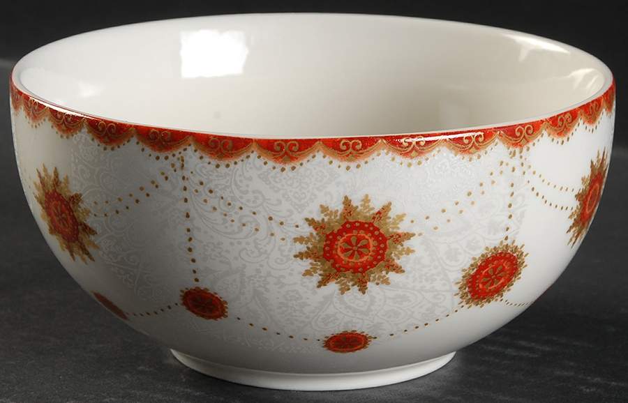 Constantina Red Soup/Cereal Bowl by 222 Fifth (PTS)-1