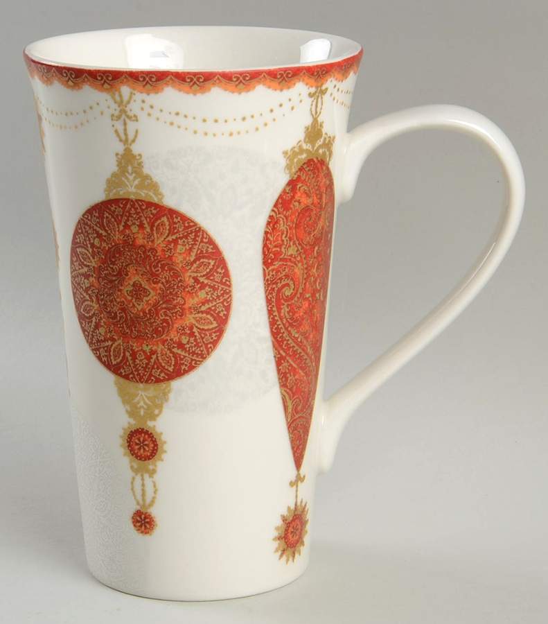 Constantina Red Latte Mug by 222 Fifth (PTS)-1