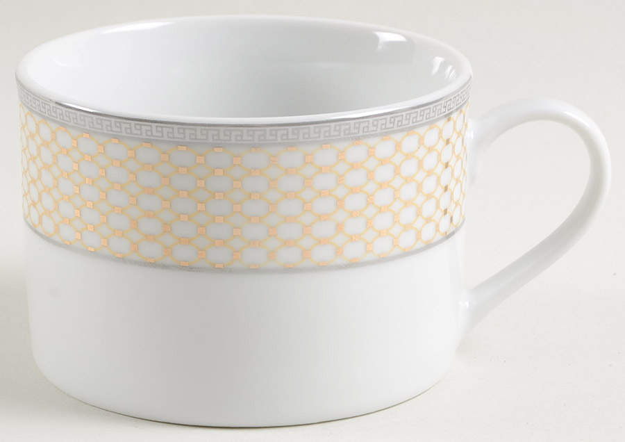 Buckingham (Gold Circles) Flat Cup by American Atelier-1