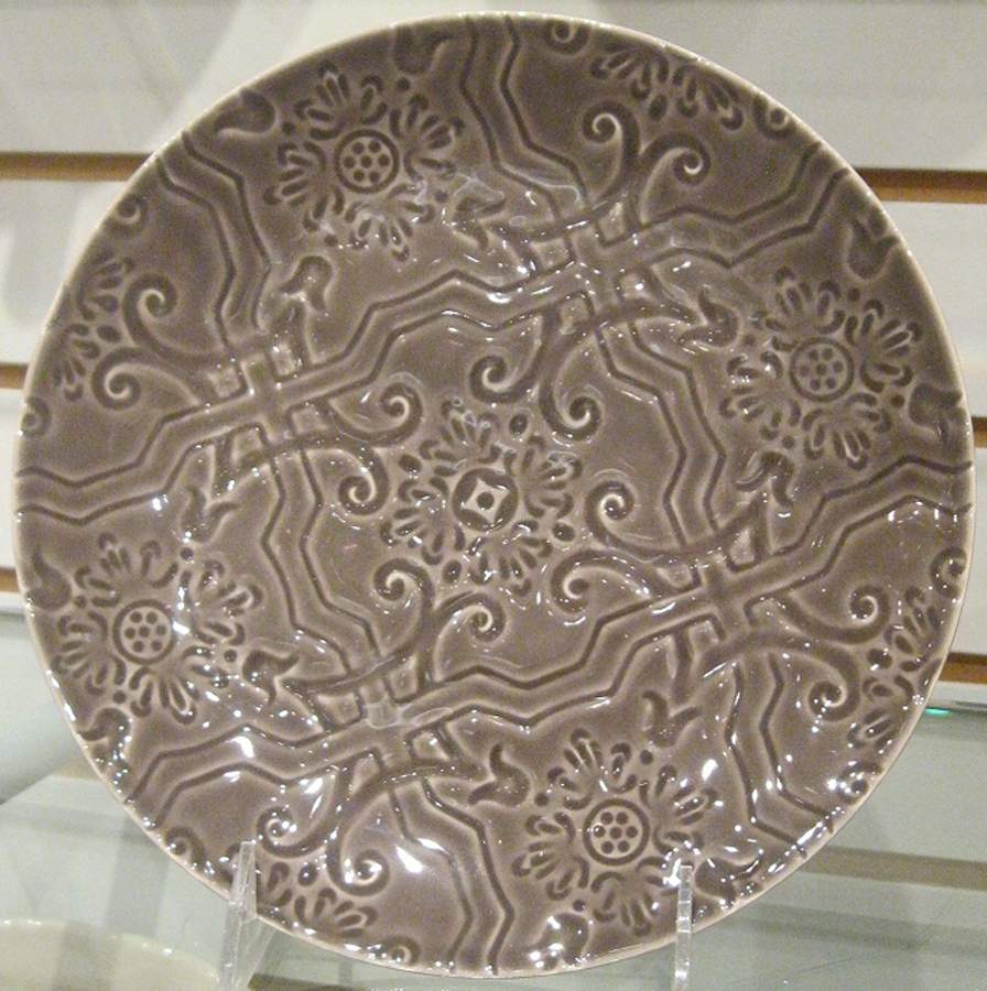 Labirinto Brown Salad Plate by American Atelier-1