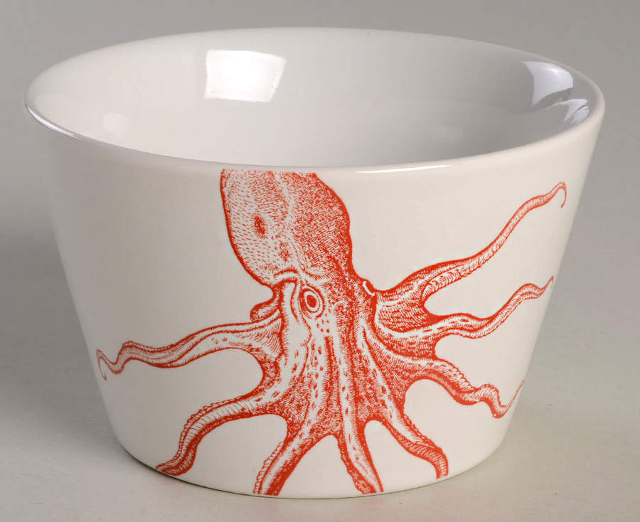 Coastal Life Coral Individual Appetizer Bowl by 222 Fifth (PTS)-1