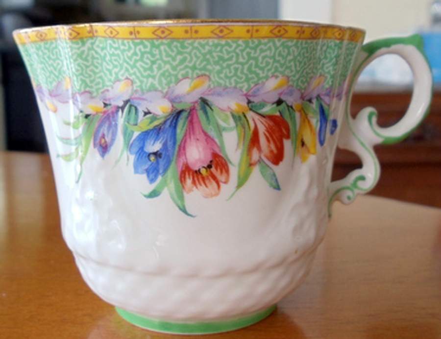 B3758 Footed Cup & Saucer Set by John  Aynsley & Sons-1