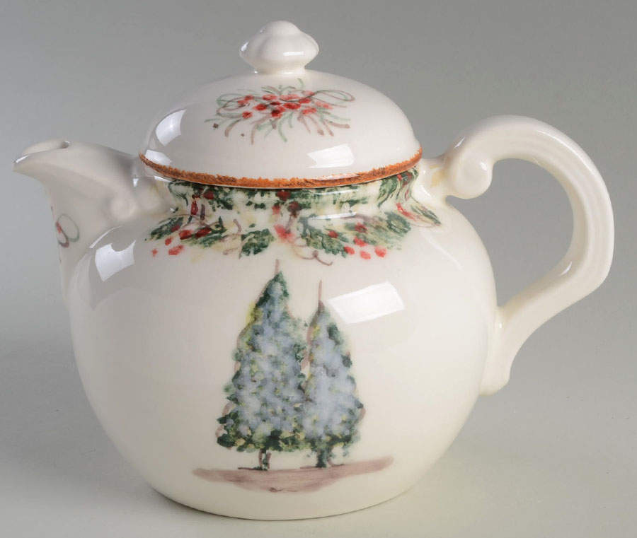 Natale Teapot & Lid by Arte Italica-1