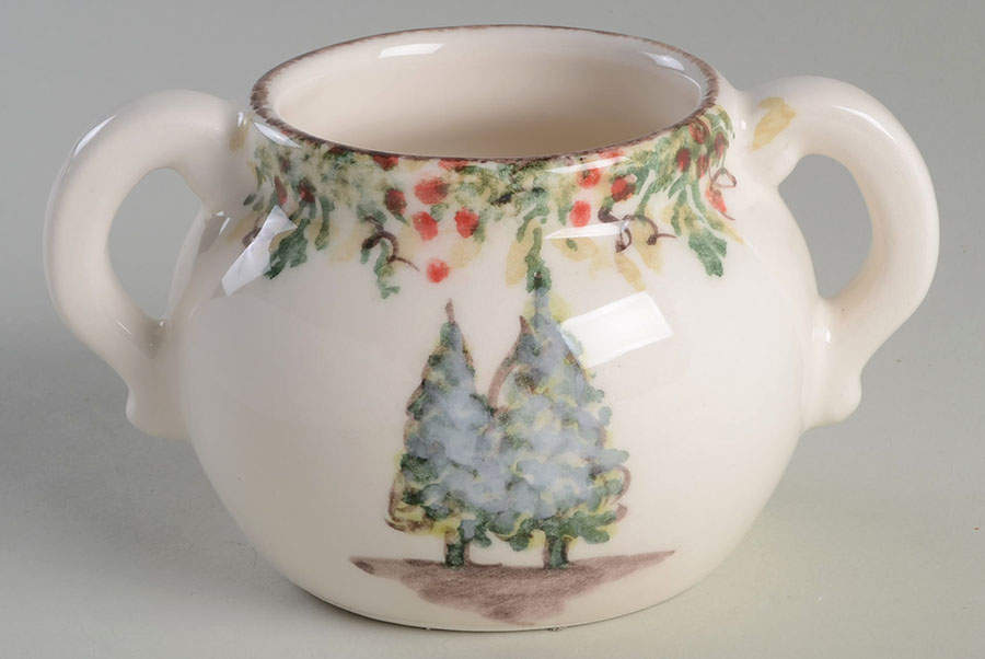 Natale Sugar Bowl No Lid by Arte Italica-1