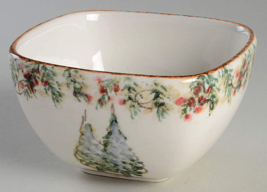 Natale 5" Square All Purpose Bowl by Arte Italica-1