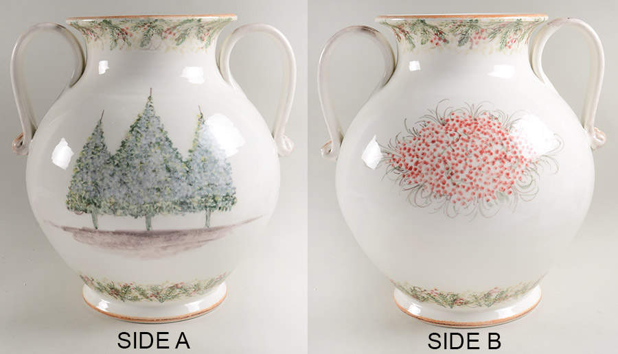 Natale Open Amphora by Arte Italica-1