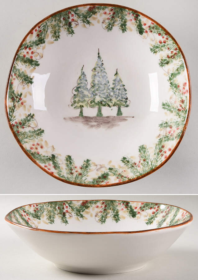 Natale 9" Soup/Pasta Bowl by Arte Italica-1