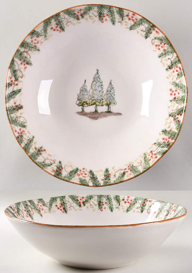 Natale 12" Round Vegetable Bowl by Arte Italica-1